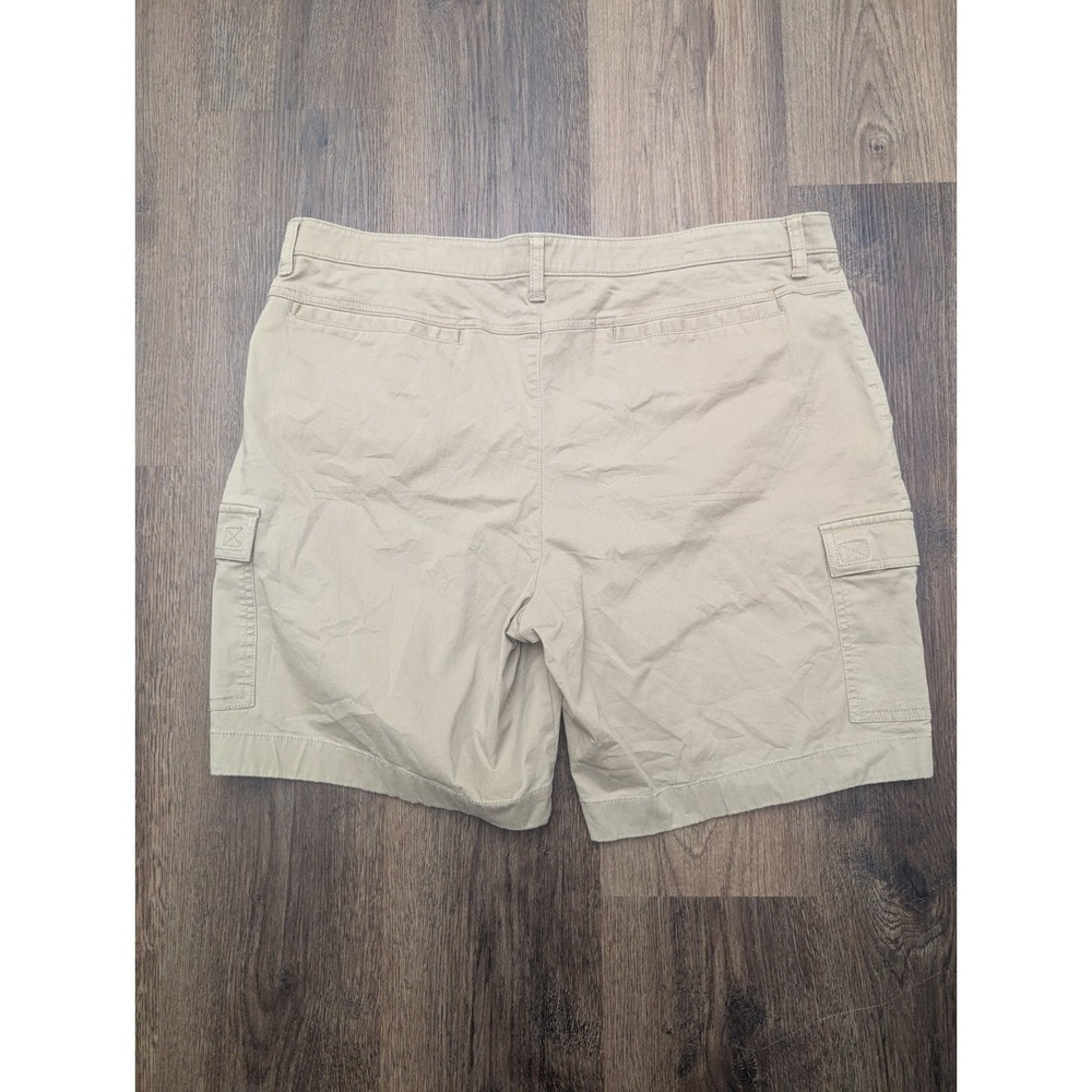 Savane Cargo Shorts 38 Mens Tan Beige Chino Cotton Outdoor Hiking Casuel Summer - Picture 6 of 11